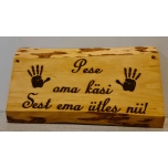 Pese oma käsi ...