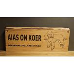 Aias on koer, sisenemine omal vastutusel - Puudel