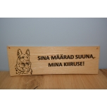 Sina määrad suuna, mina kiiruse